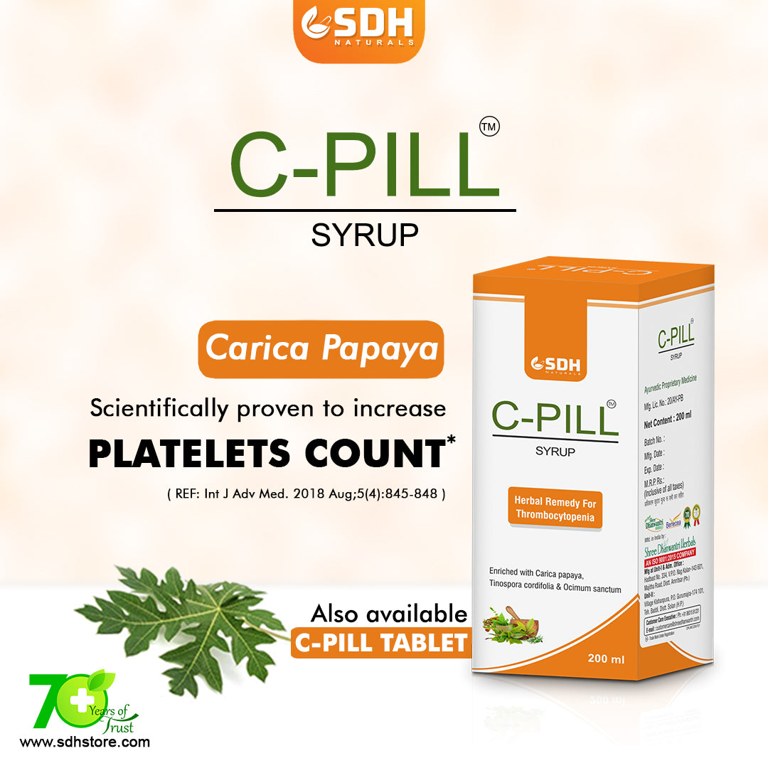 C-Pill Syrup - Elevate Platelet Counts, Boost Immunity!