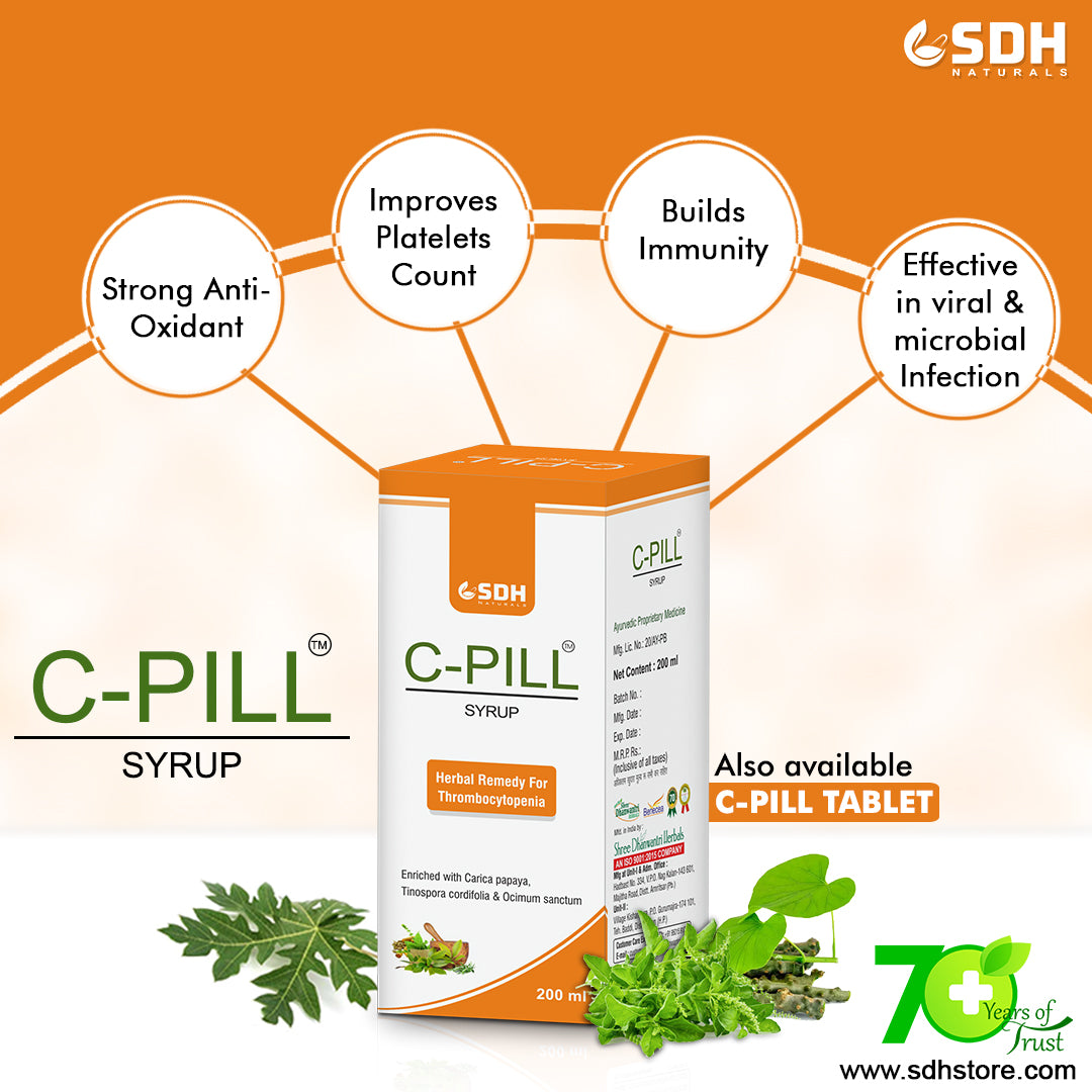 C-Pill Syrup - Elevate Platelet Counts, Boost Immunity!