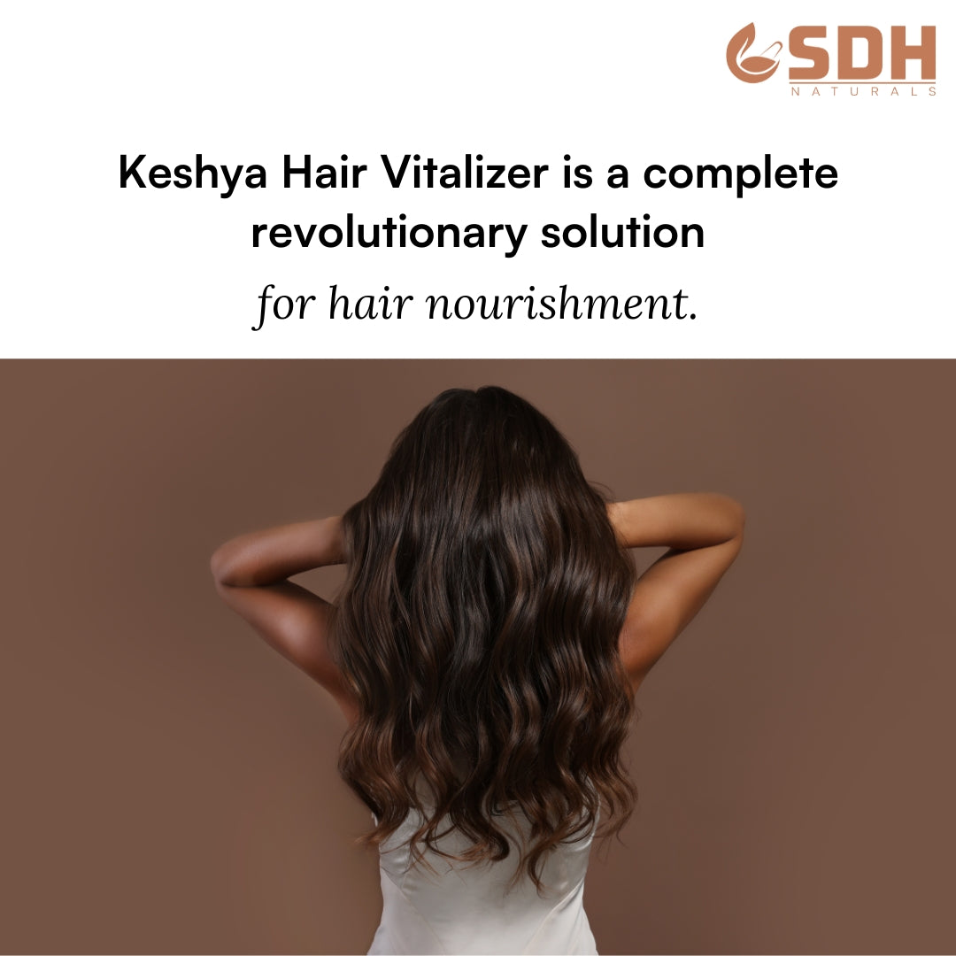 SDH Naturals Keshya Hair Vitalizer Growth Help Reduces Hair Fall & Strengthen Roots Hair Vitalizer For Women And Men Enriched with japa pushp, bringraj and Shikaki +20 Herbs