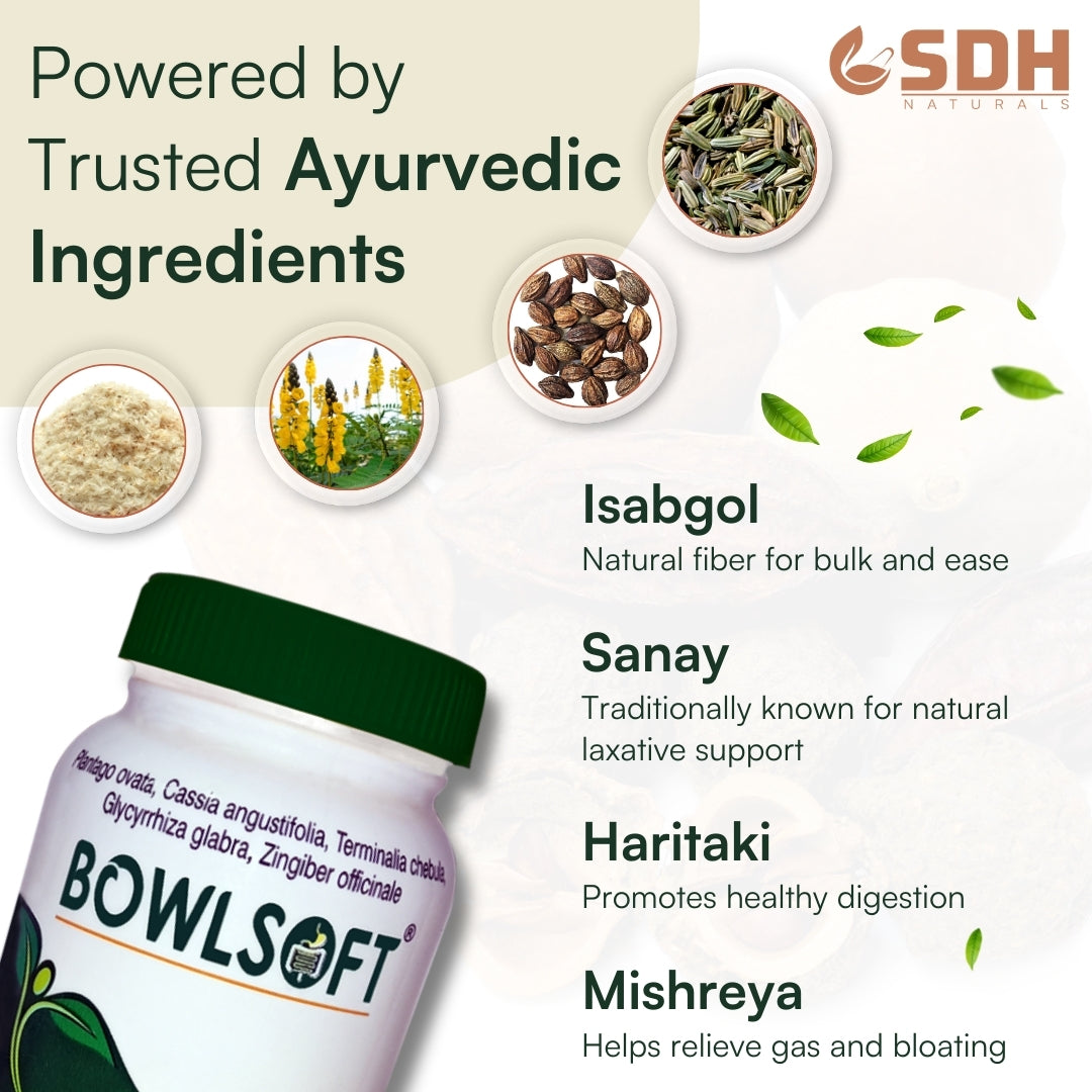 Supports Natural Bowel Movement & Gut Comfort