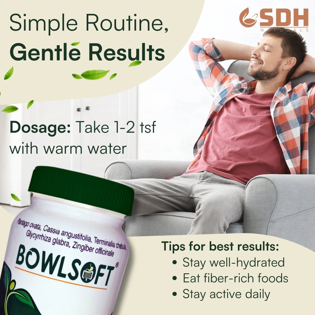Supports Natural Bowel Movement & Gut Comfort