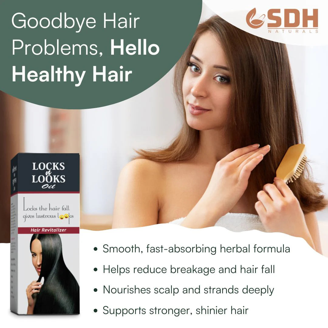 Meghna Shampoo + Locks N Looks Hair Oil