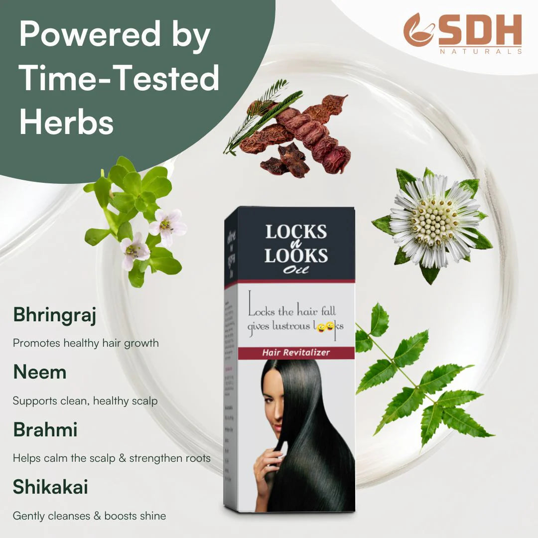 Meghna Shampoo + Locks N Looks Hair Oil