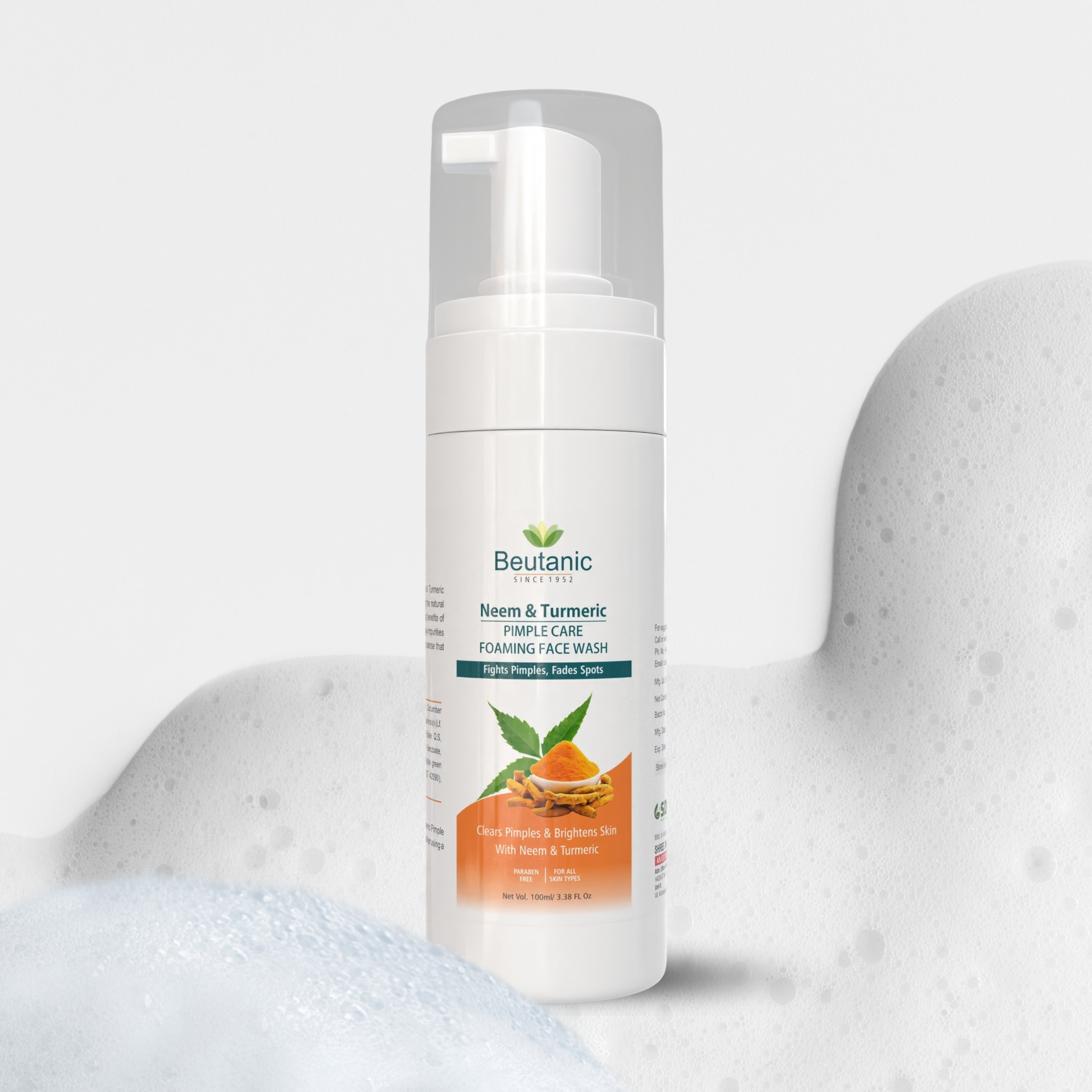 Neem & Turmeric Pimple Care Foaming Face wash