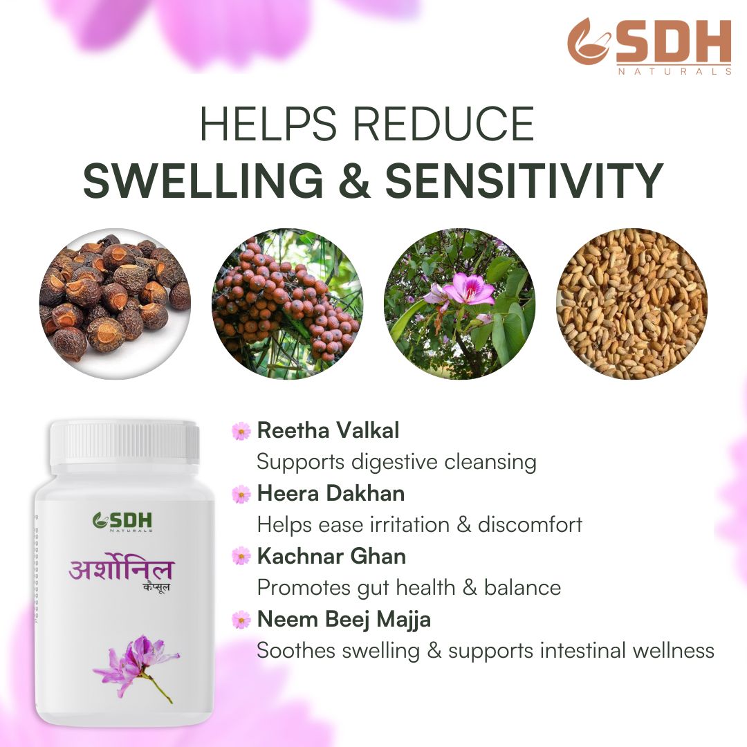 Arshonyl Capsules  Effective Relief from Piles Pain, Discomfort, Burning