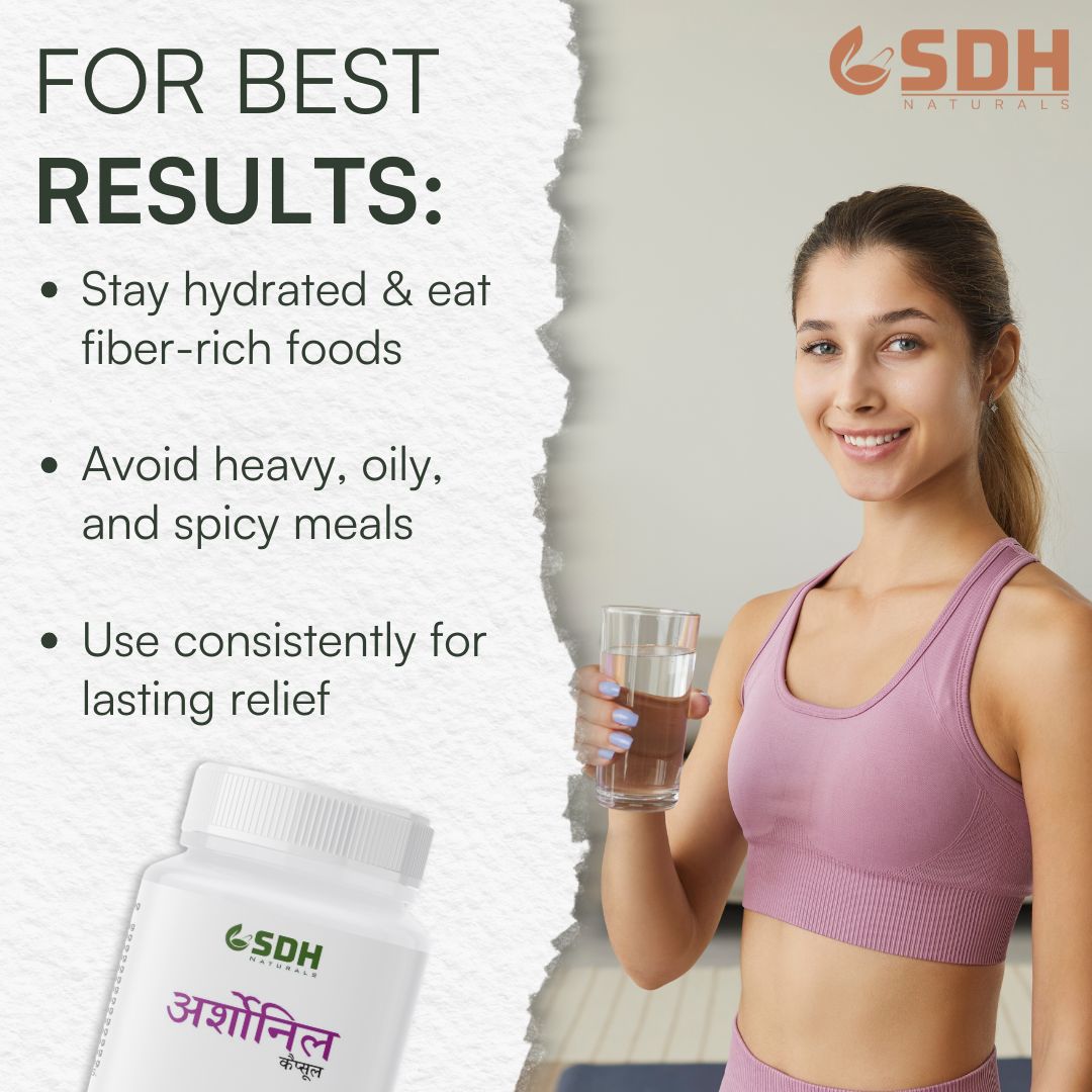 Arshonyl Capsules  Effective Relief from Piles Pain, Discomfort, Burning