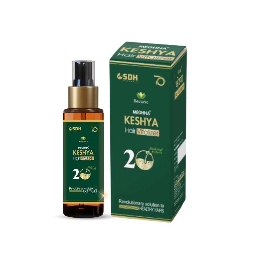 SDH Naturals Keshya Hair Vitalizer Growth Help Reduces Hair Fall & Strengthen Roots Hair Vitalizer For Women And Men Enriched with japa pushp, bringraj and Shikaki +20 Herbs