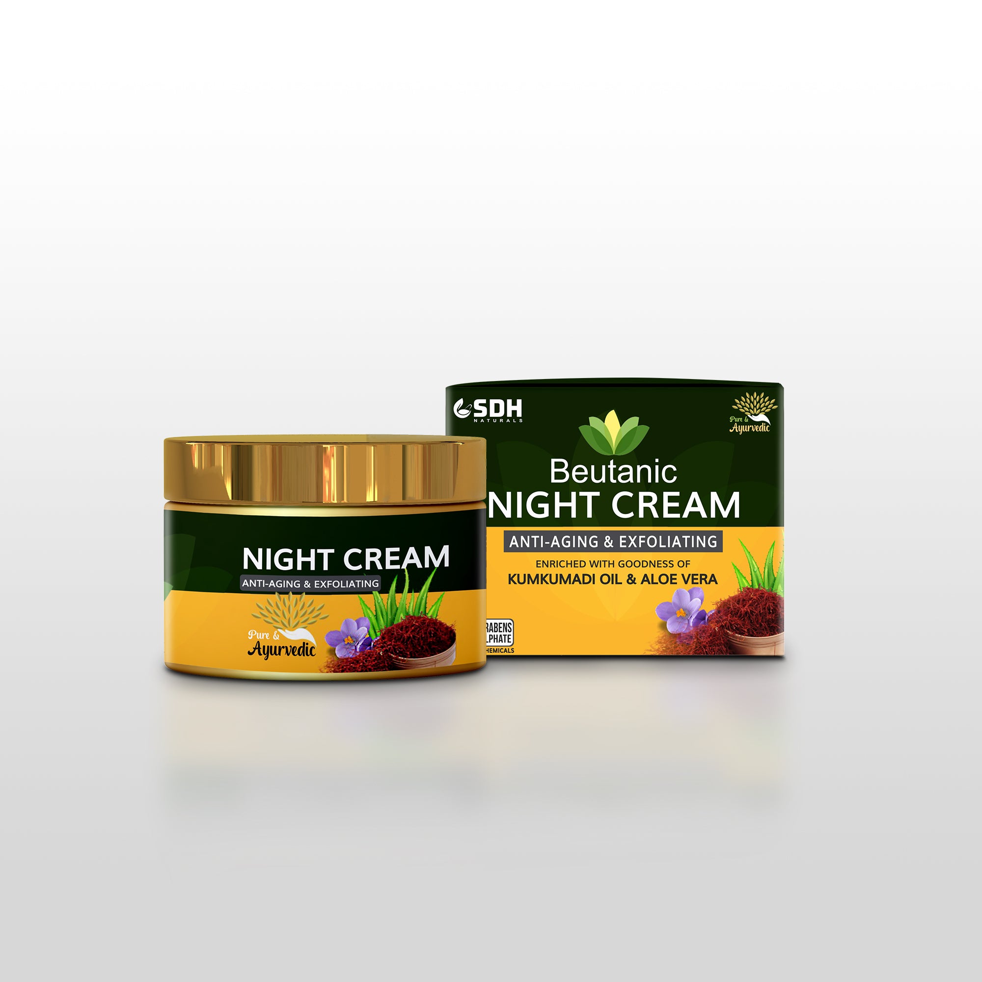 Best Night Cream For Glowing Skin With Goodness of Kumkumadi Oil & Aloe Vera