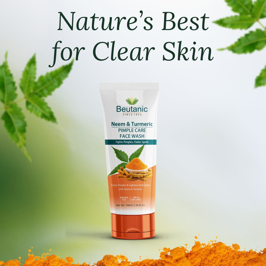 Beutanic Neem & Turmeric Pimple Clear Facewash