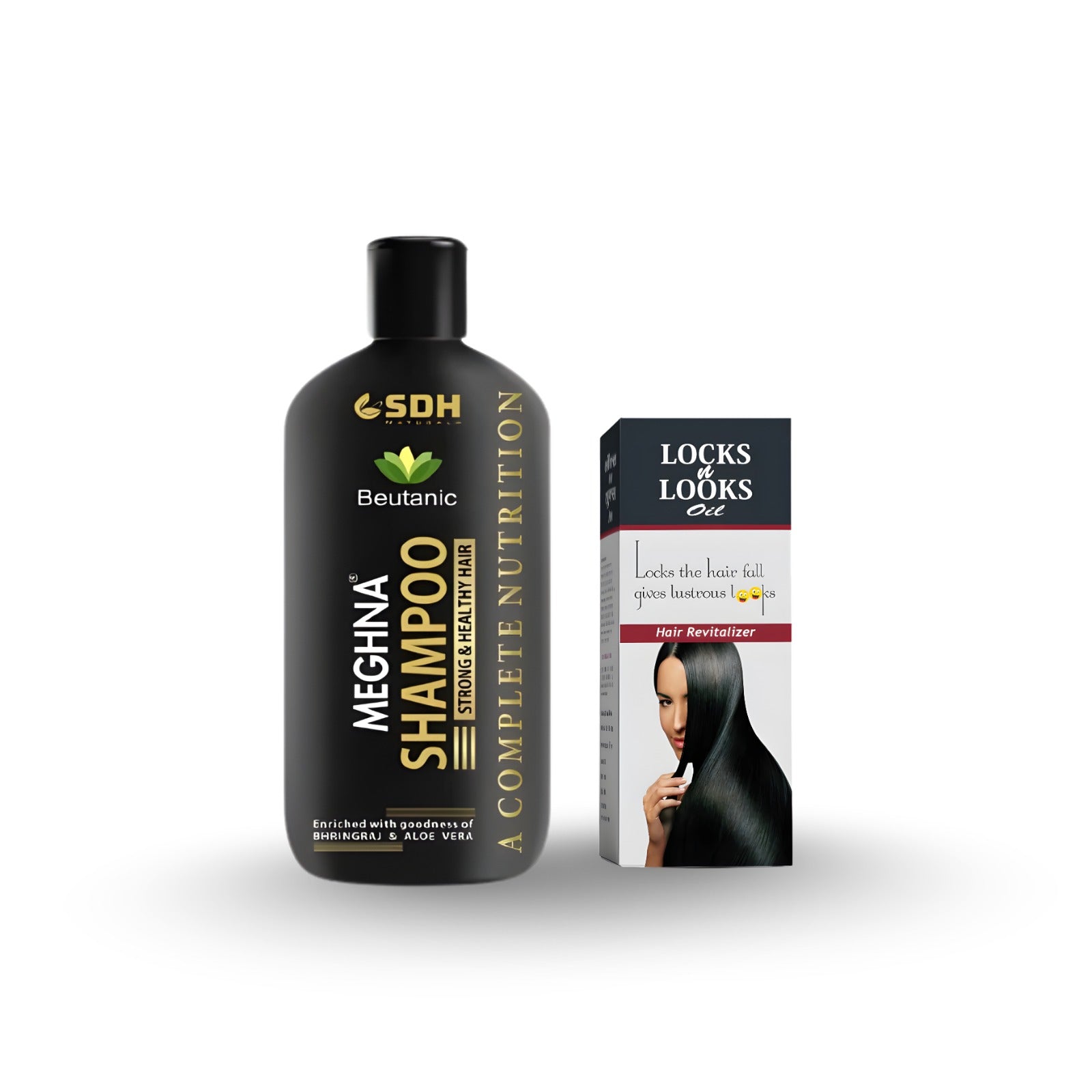 Meghna Shampoo + Locks N Looks Hair Oil