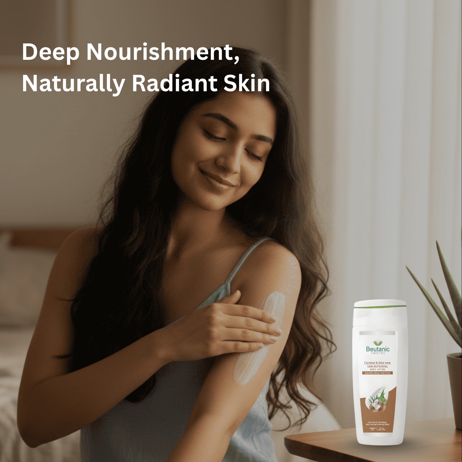 Beutanic Coconut & Aloe Vera Skin Repairing Body Lotion