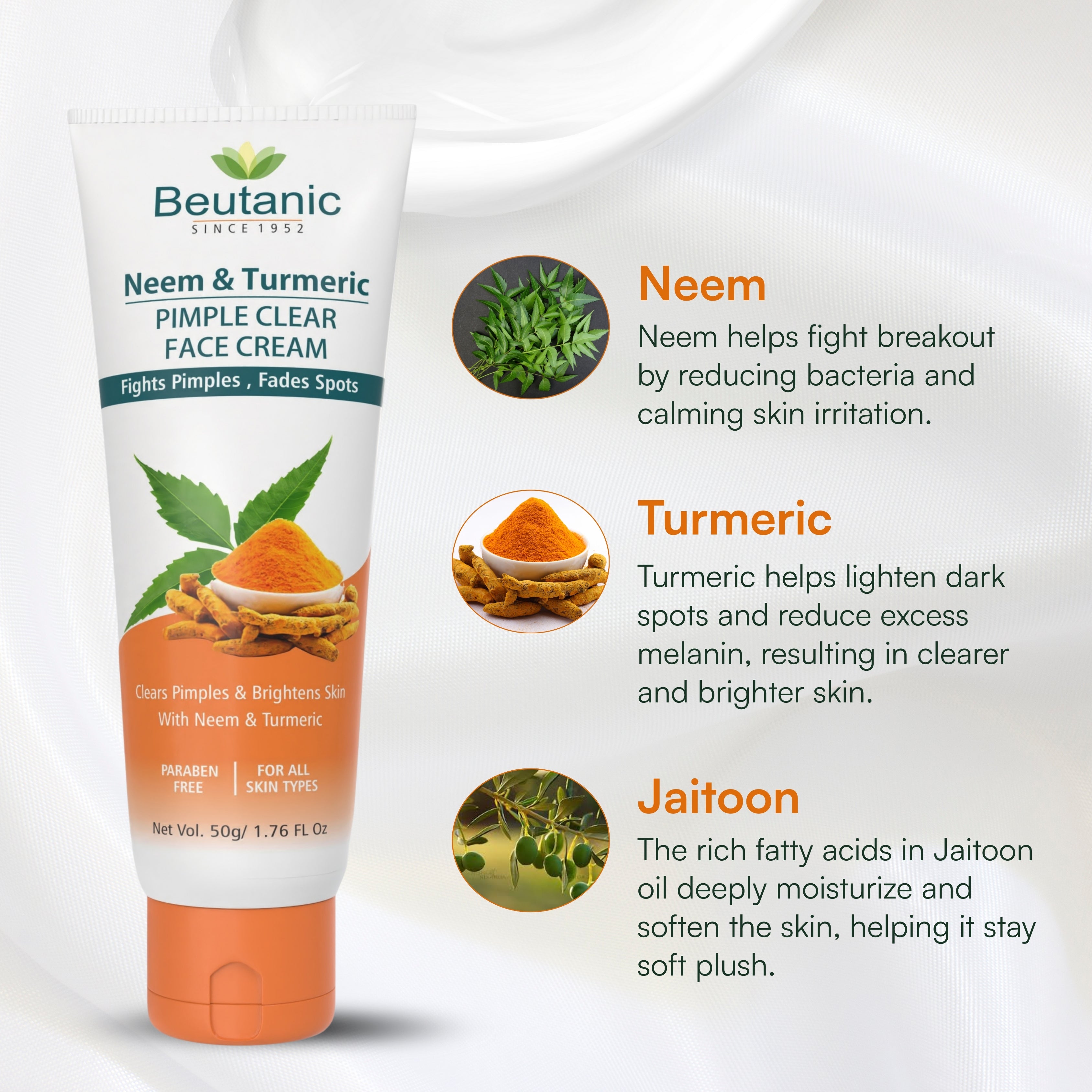 Neem & Turmeric Pimple clear face cream