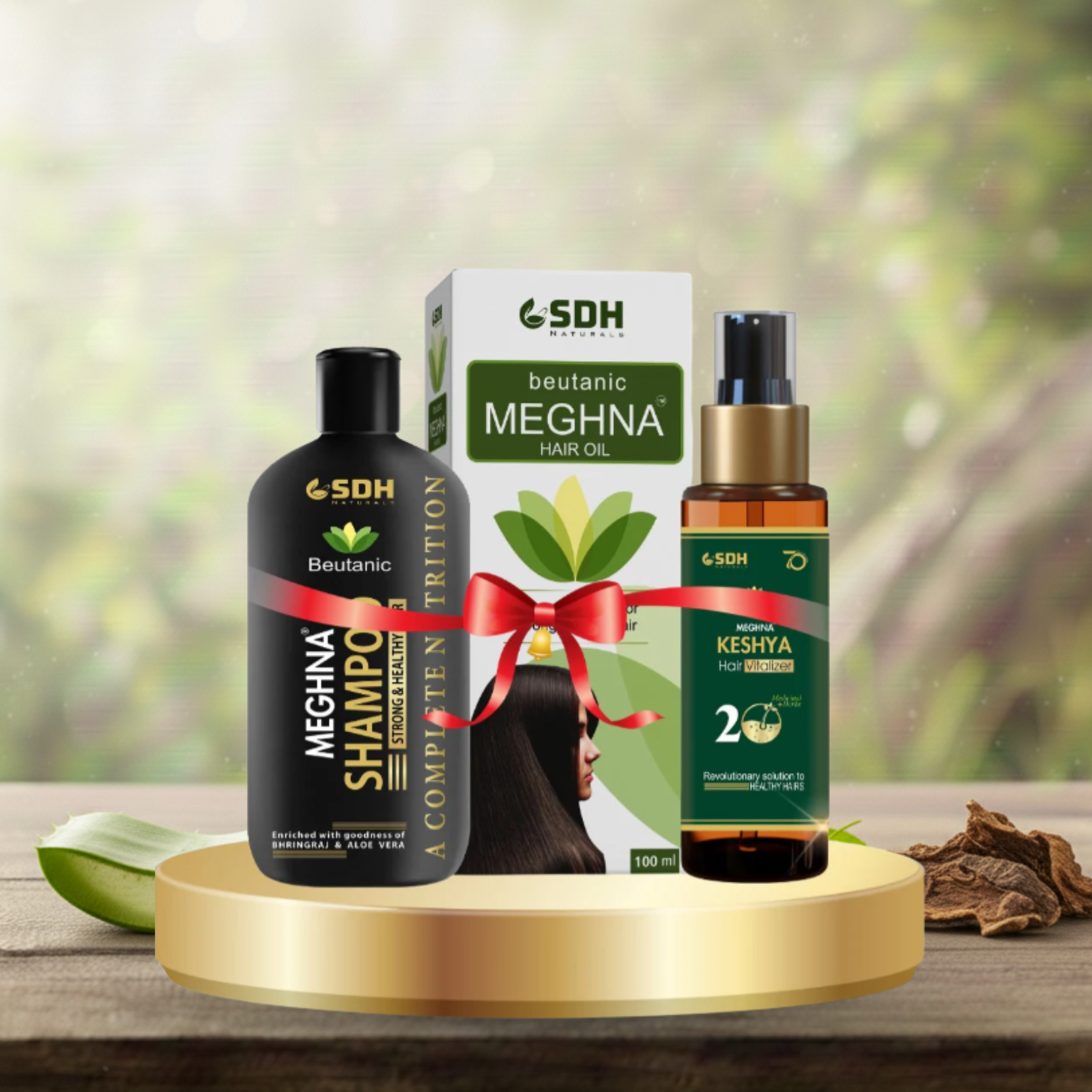 Holi Hair Care Kit : Hair Oil, Shampoo, Hair Vitalizer