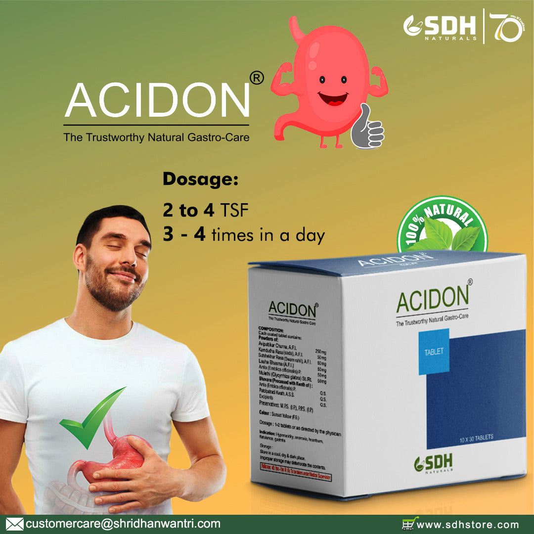ACIDON TABLET | Digestive Care | Gastro Care – SDH Naturals